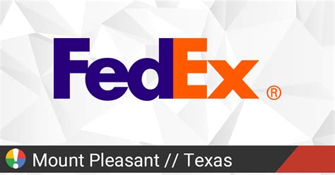 International packages are accepted as long as the package has a U. . Fedex mount pleasant